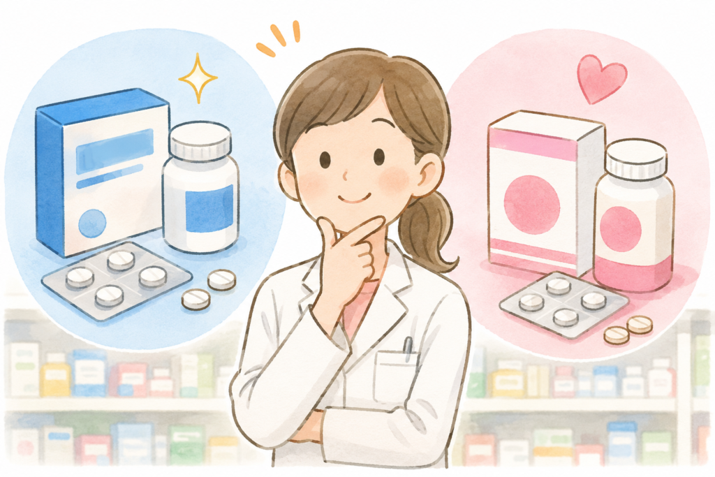 有名メーカー品と中身は一緒？ドラッグストアPB（自主開発）医薬品も勧めてみよう